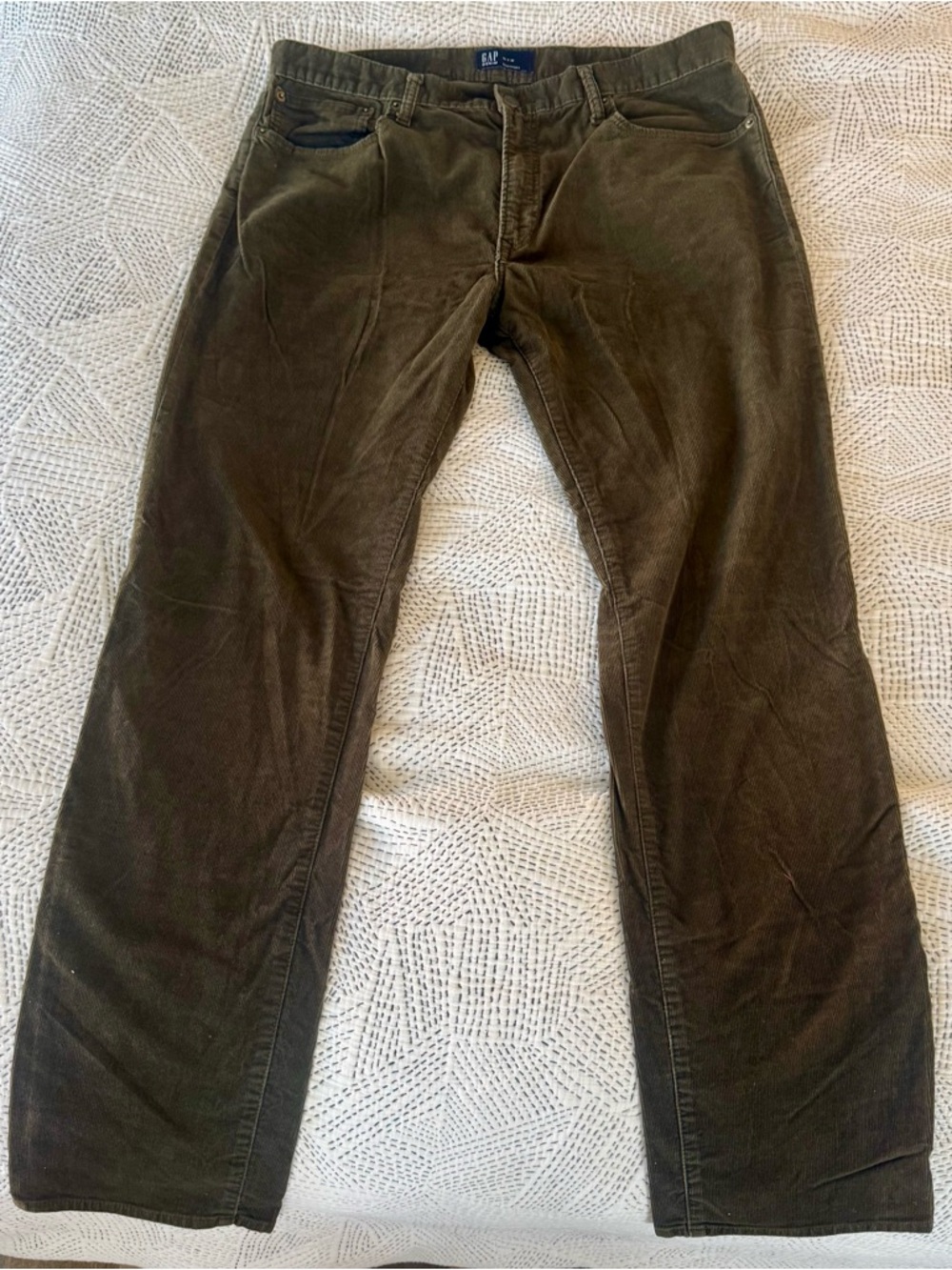 GAP Men's Brown Corduroy Pants 36”W 36”L